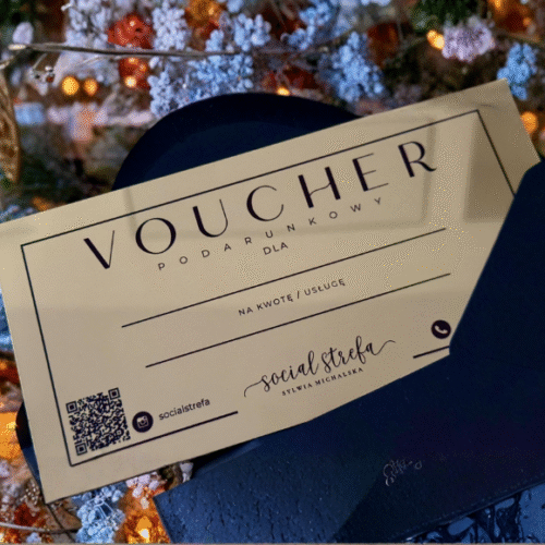 VOUCHER PREZENTOWY na szkolenie 1:1 MONTAŻ REELS